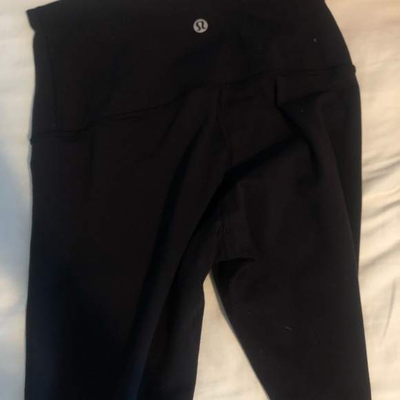Black lulu lemon high rise leggings - Picture 3 of 4